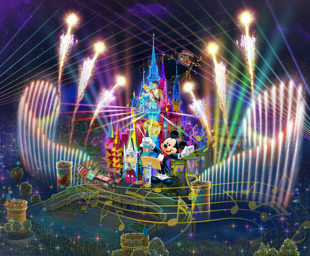 東京ディズニーランド ナイトタイムスペクタキュラー「Celebrate! Tokyo Disneyland」