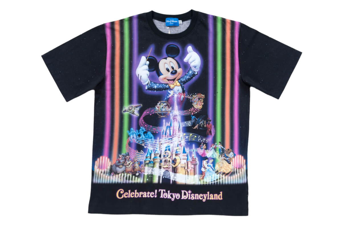 東京ディズニーランド ナイトタイムスペクタキュラー「Celebrate! Tokyo Disneyland」Tシャツ