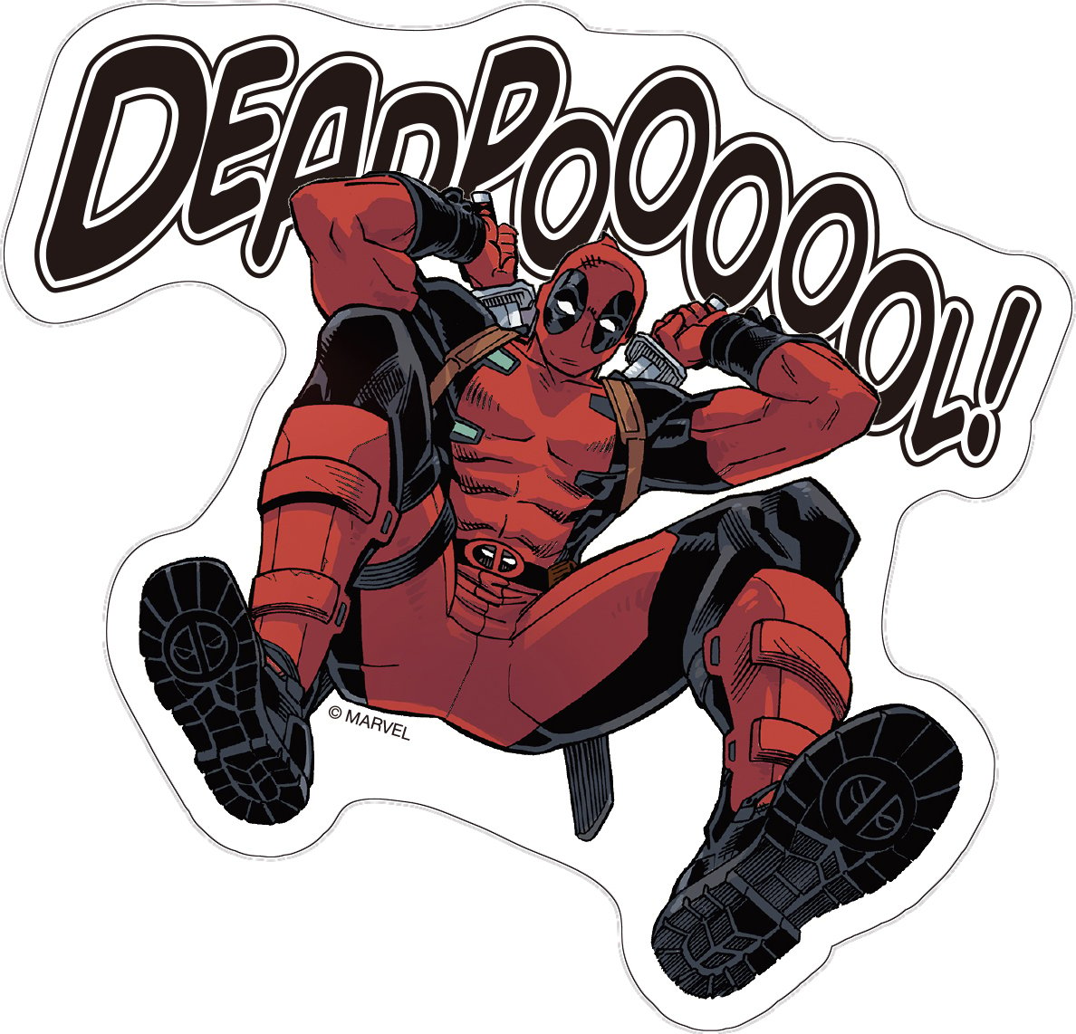 黒と赤が映えるアイコンデザイン インロック Marvel デッドプール グッズ Dtimes