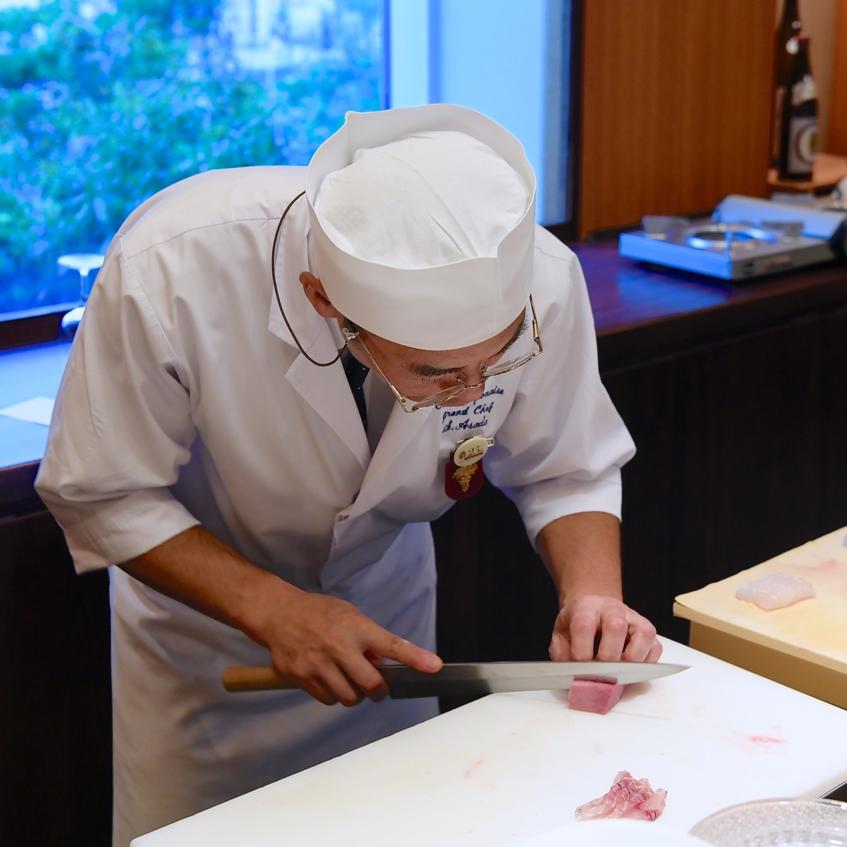 浦安ブライトンホテル東京ベイ「味処 季布や」調理風景