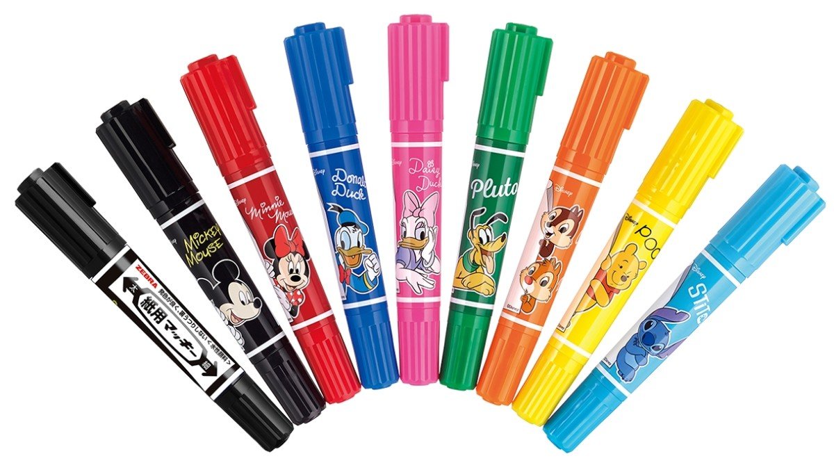 紙用マッキー ディズニーコレクション8色セット