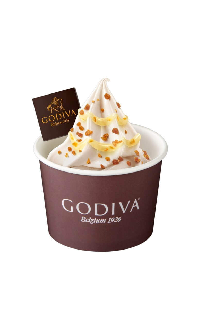 ゴディバ ソフトクリーム ホワイトチョコレート キャラメルゆず カップ Dtimes