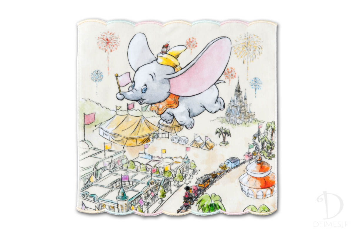 東京ディズニーリゾート「Afternoon Tea」プロデュース　第2期『Dumbo（ダンボ）』　ミニタオル