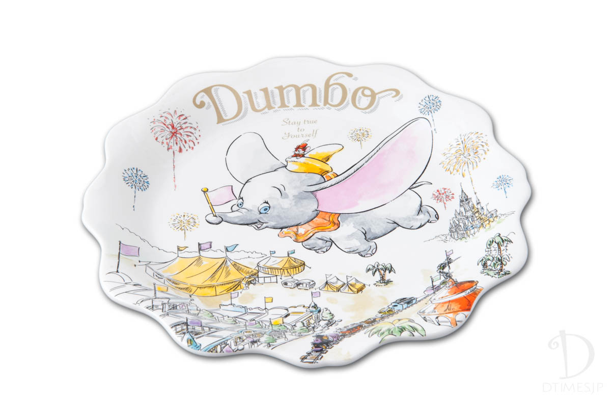 東京ディズニーリゾート「Afternoon Tea」プロデュース　第2期『Dumbo（ダンボ）』　プレート
