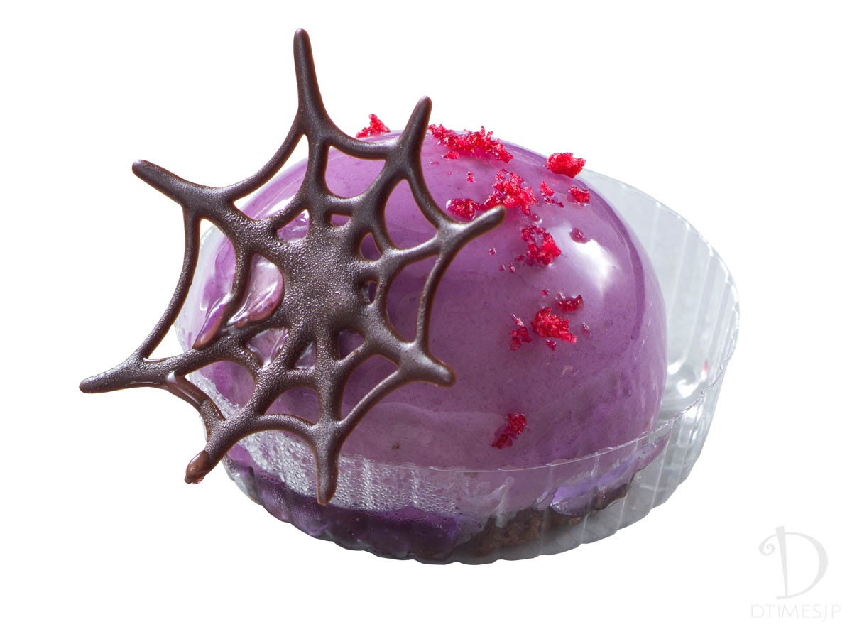 紫イモのムースケーキ、スーベニアプレート付き3