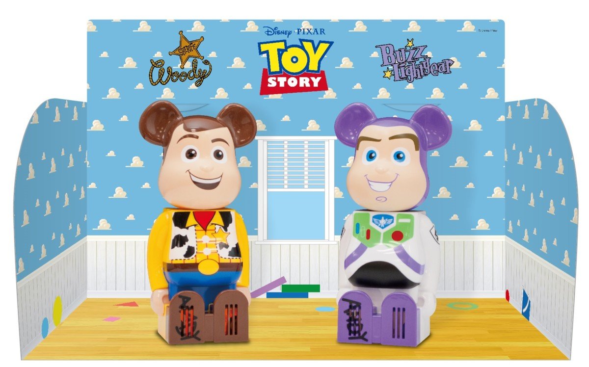 クレベリン×ベアブリック ウッディ バズ・ライトイヤーデザイン