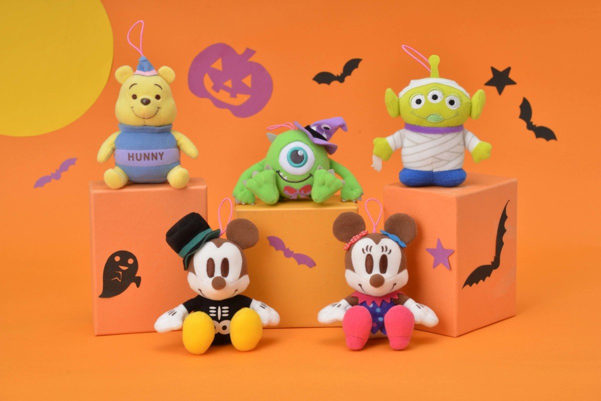 ディズニー&ディズニー／ピクサーキャラクターズ　ちびーず　カラフルハロウィーンマスコット