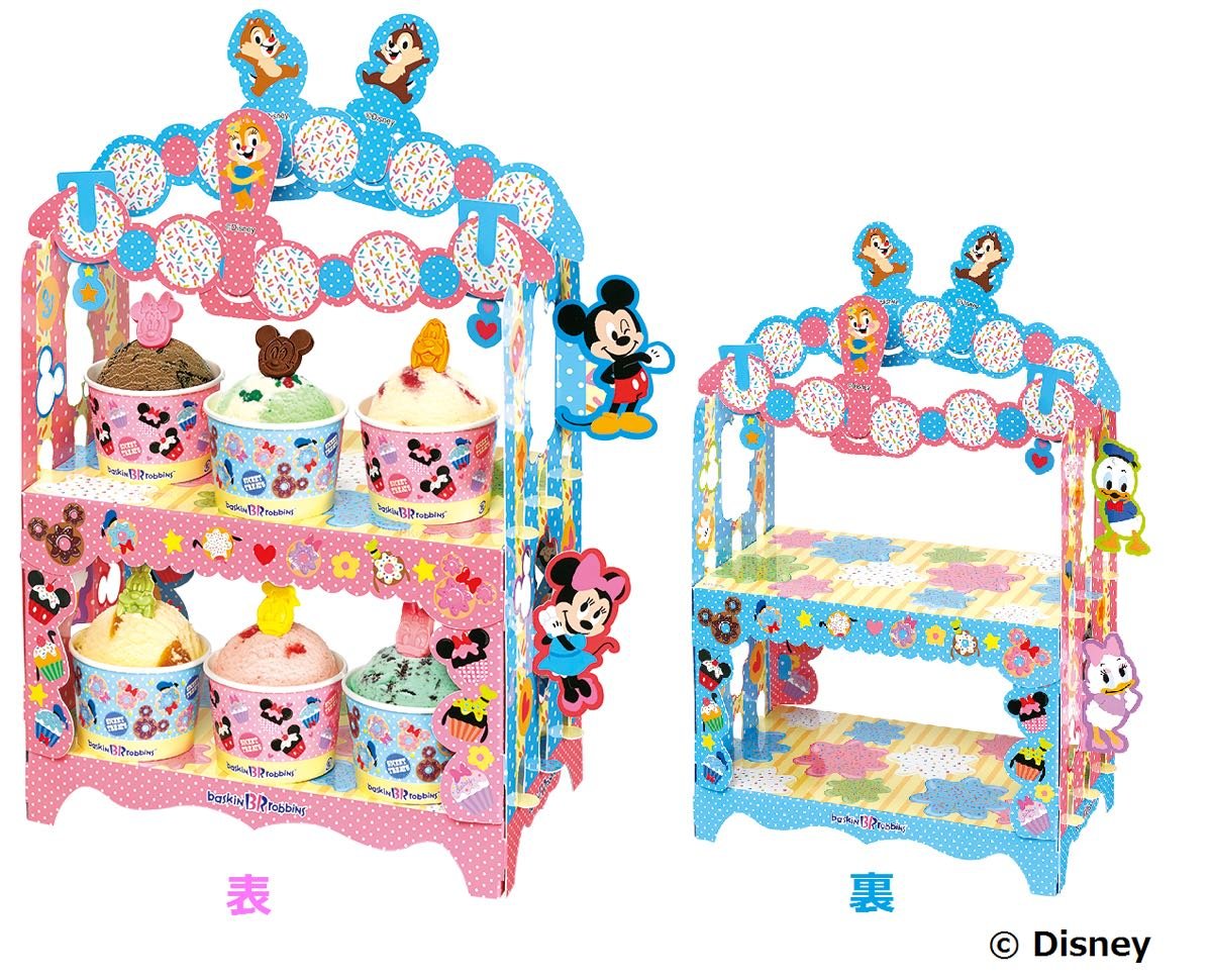 サーティワン アイスクリーム「‘ミッキー&フレンズ’アイスクリームパーティーセット」