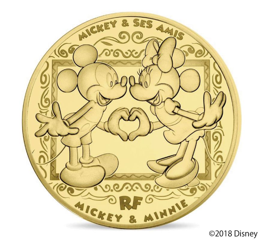 90周年を記念した特別な金貨 銀貨 泰星コイン ミッキー フレンズ 記念コイン Dtimes