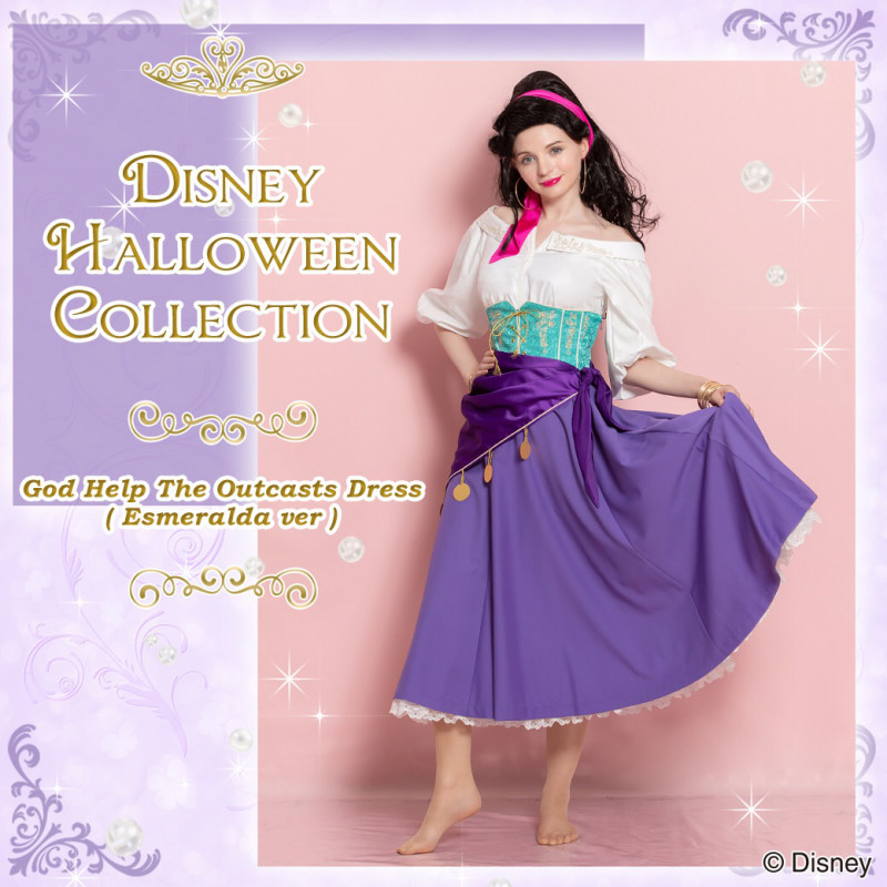 エスメラルダの本格コスチューム シークレットハニー Disney Halloween Collection God Help The Outcasts Dress Esmerelda Ver Dtimes