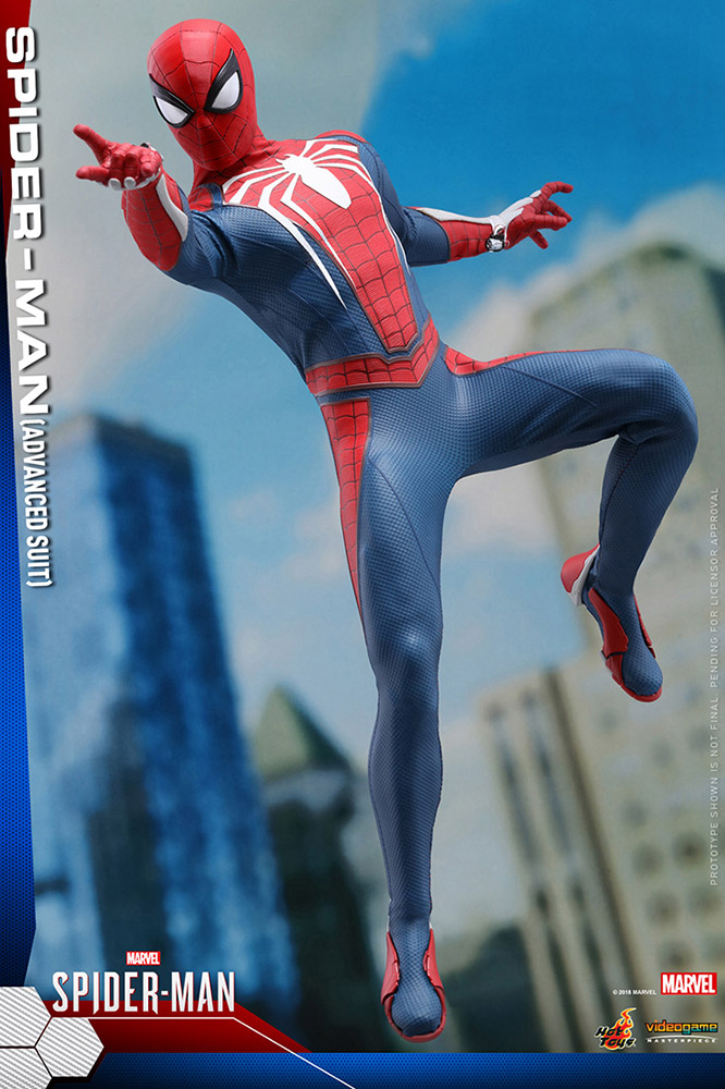 ゲーム内での活躍を忠実に再現 ホットトイズ ビデオゲーム マスターピース Marvel S Spider Man 1 6スケールフィギュア スパイダーマン アドバンスド スーツ版 Dtimes