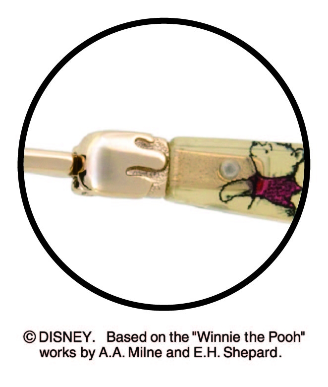 「Disney Collection Created by Zoff “Winnie the Pooh Series”」London Line　ゴールドパーツ