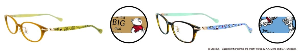 「Disney Collection Created by Zoff “Winnie the Pooh Series”」London Line　テンプルデザイン