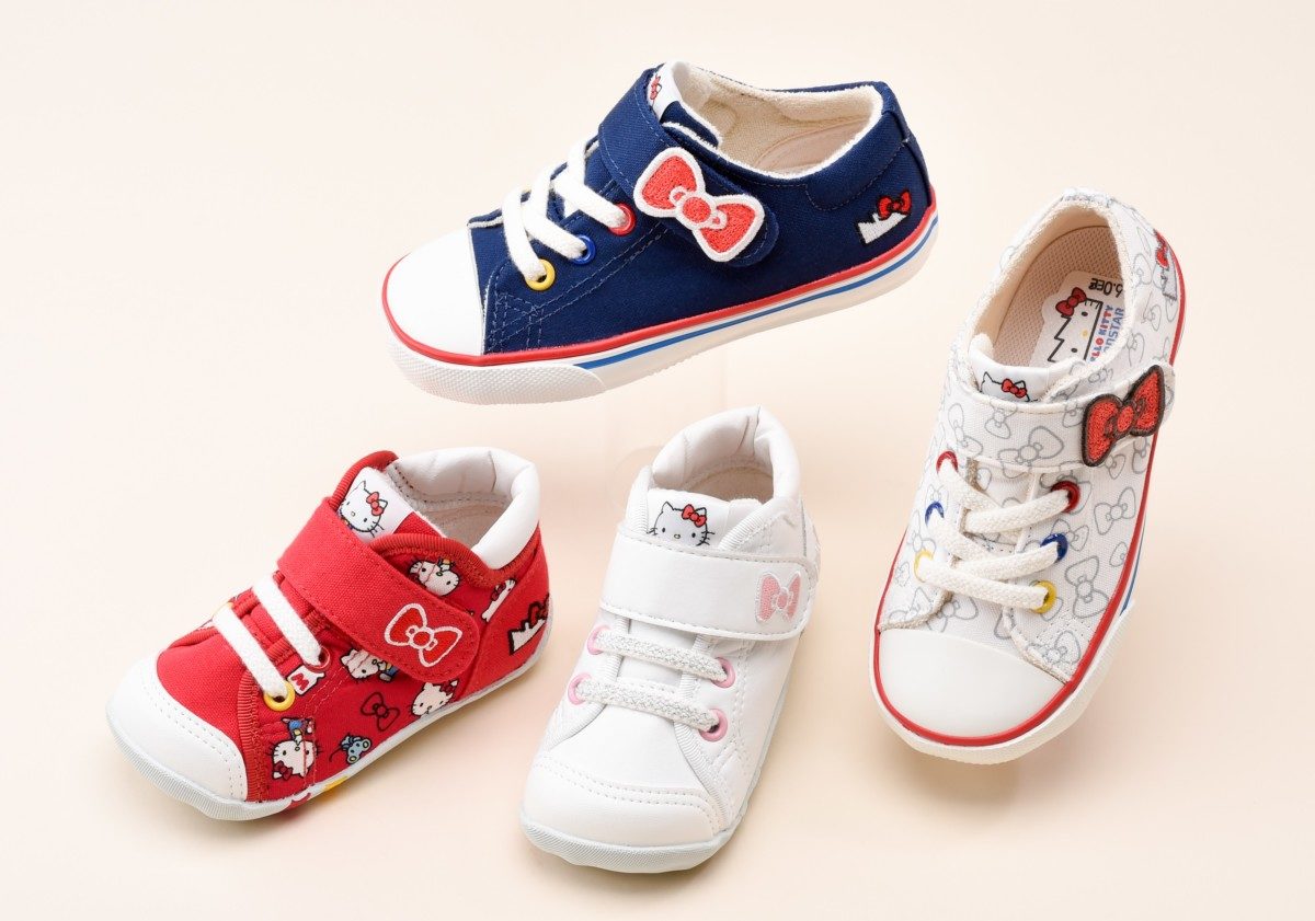 ムーンスター「MOONSTAR×HELLO KITTY 」コラボレーション子ども靴