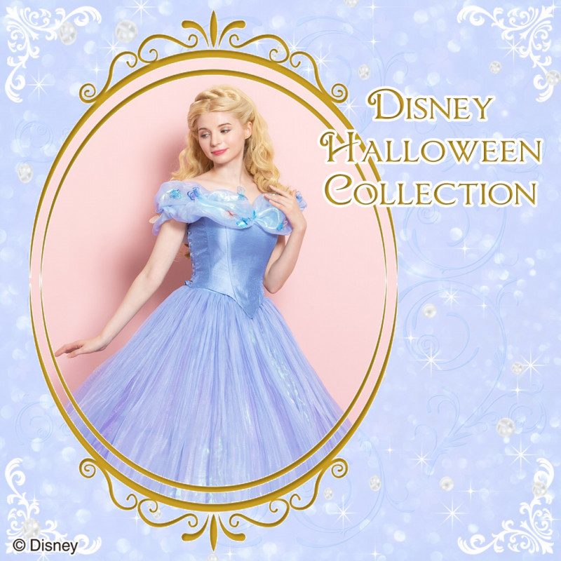 実写映画 シンデレラ の本格ドレス シークレットハニー Disney Halloween Collection A Dream Is A Wish Your Heart Makes Dress Cinderella Live Action Film Ver Dtimes
