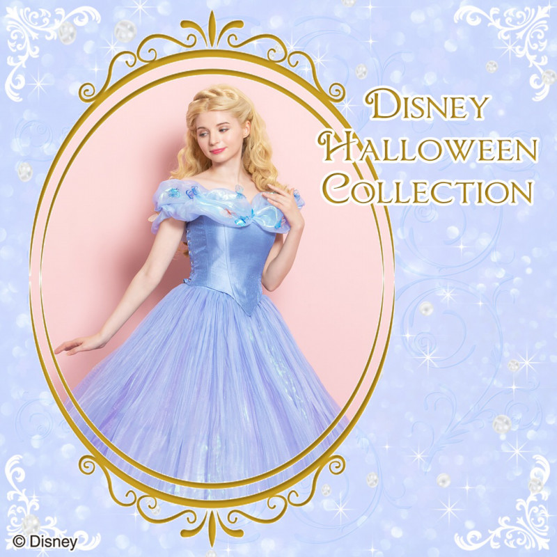 実写映画『シンデレラ』の本格ドレス！シークレットハニー Disney Halloween Collection「A Dream is a Wish  Your Heart Makes Dress (Cinderella Live Action Film ver.）」