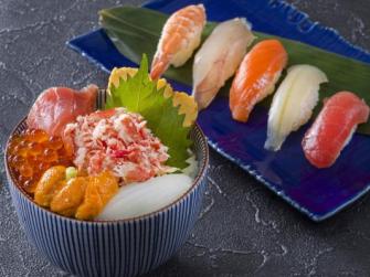 サンルートプラザ東京「北海道の恵み 和食バイキング」海鮮丼