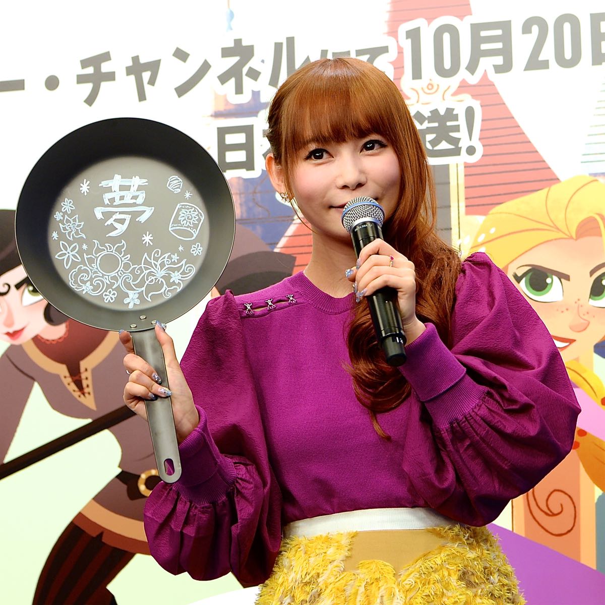 中川翔子さんが登場 ディズニー チャンネル15周年記念 ラプンツェル ザ シリーズ 全国プロモーション出陣式 Dtimes