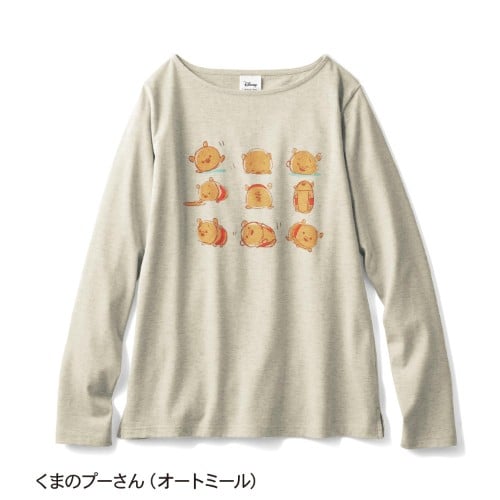 プリント長袖Ｔシャツ　プーさん