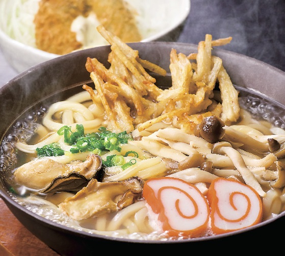 ガスト「仙台牛たん＆広島牡蠣」フェア　牡蠣の鍋焼きうどん＋おつまみカキフライセット
