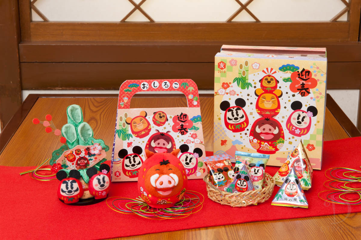 “東京ディズニーリゾートのお正月2019”だるまモチーフ スペシャルグッズ