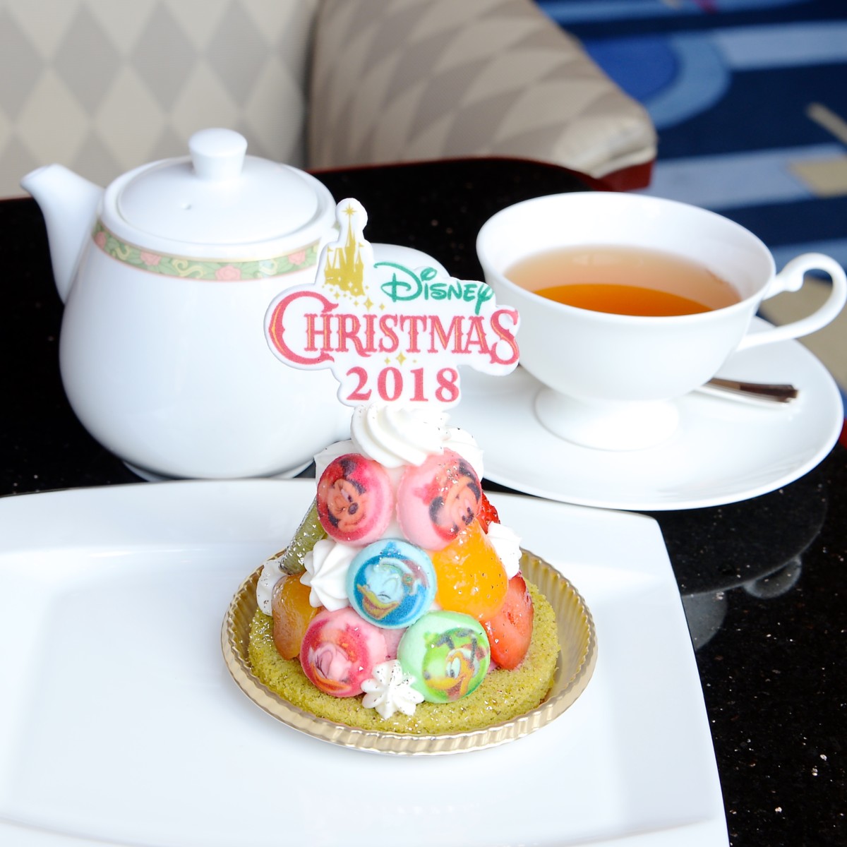 ディズニーアンバサダーホテル ハイピリオン・ラウンジ“ディズニー・クリスマス2018”ケーキセット