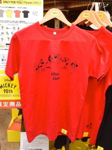 「ONLY FOR YOU！ミッキーマウス」Tシャツ2