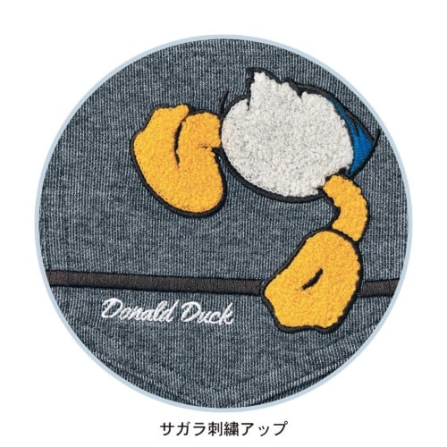 サガラ刺繍のカットソータックパンツ　ドナルド　刺繍アップ