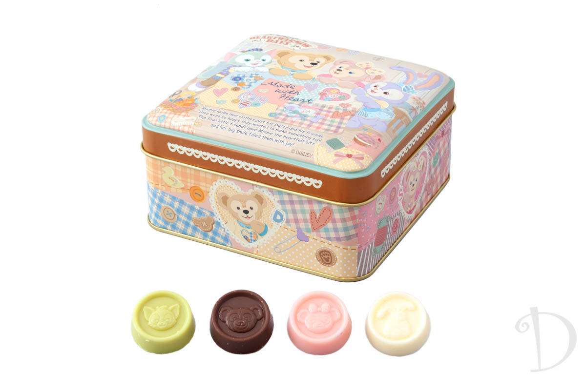 ディズニーランド販売品ダッフィーフレンズお菓子缶 - 食器