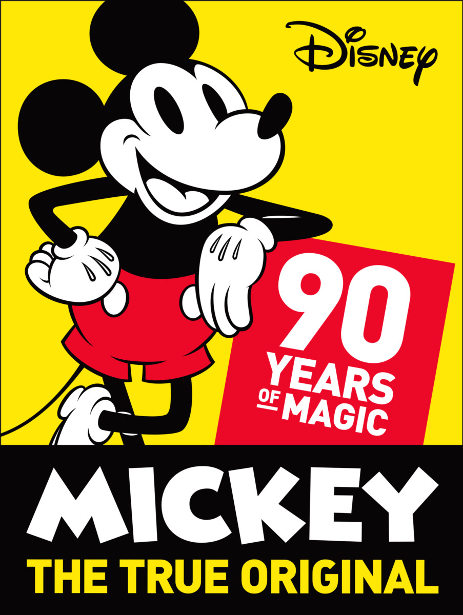 ウォルト・ディズニー・アーカイブス展 ~ミッキーマウスから続く、未来への物語~　横浜　ミッキー　90周年ロゴ