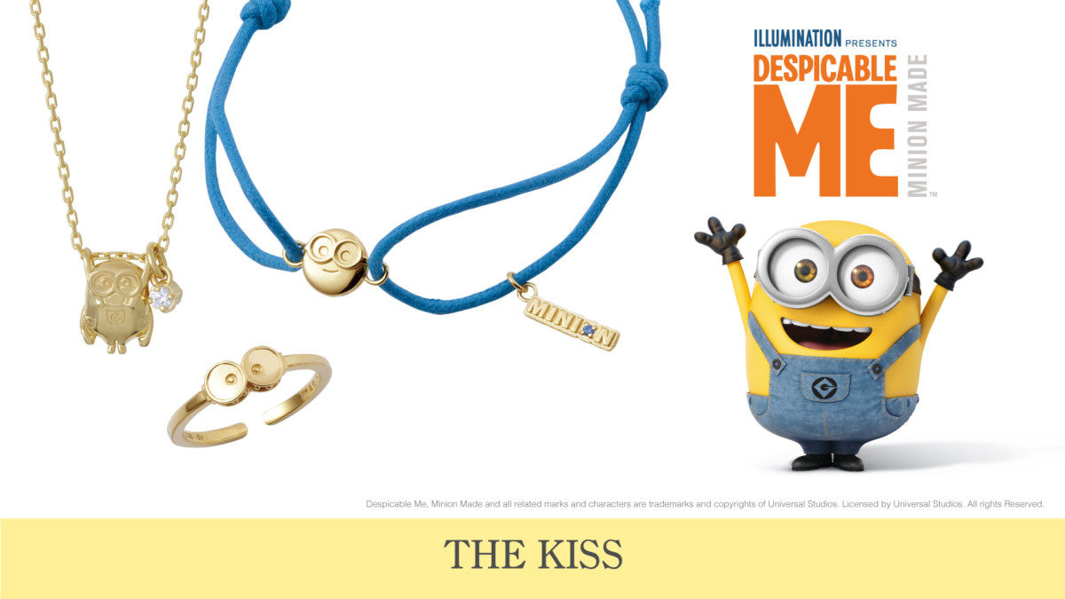 「ミニオン×THE KISS」コラボジュエリーアイキャッチ