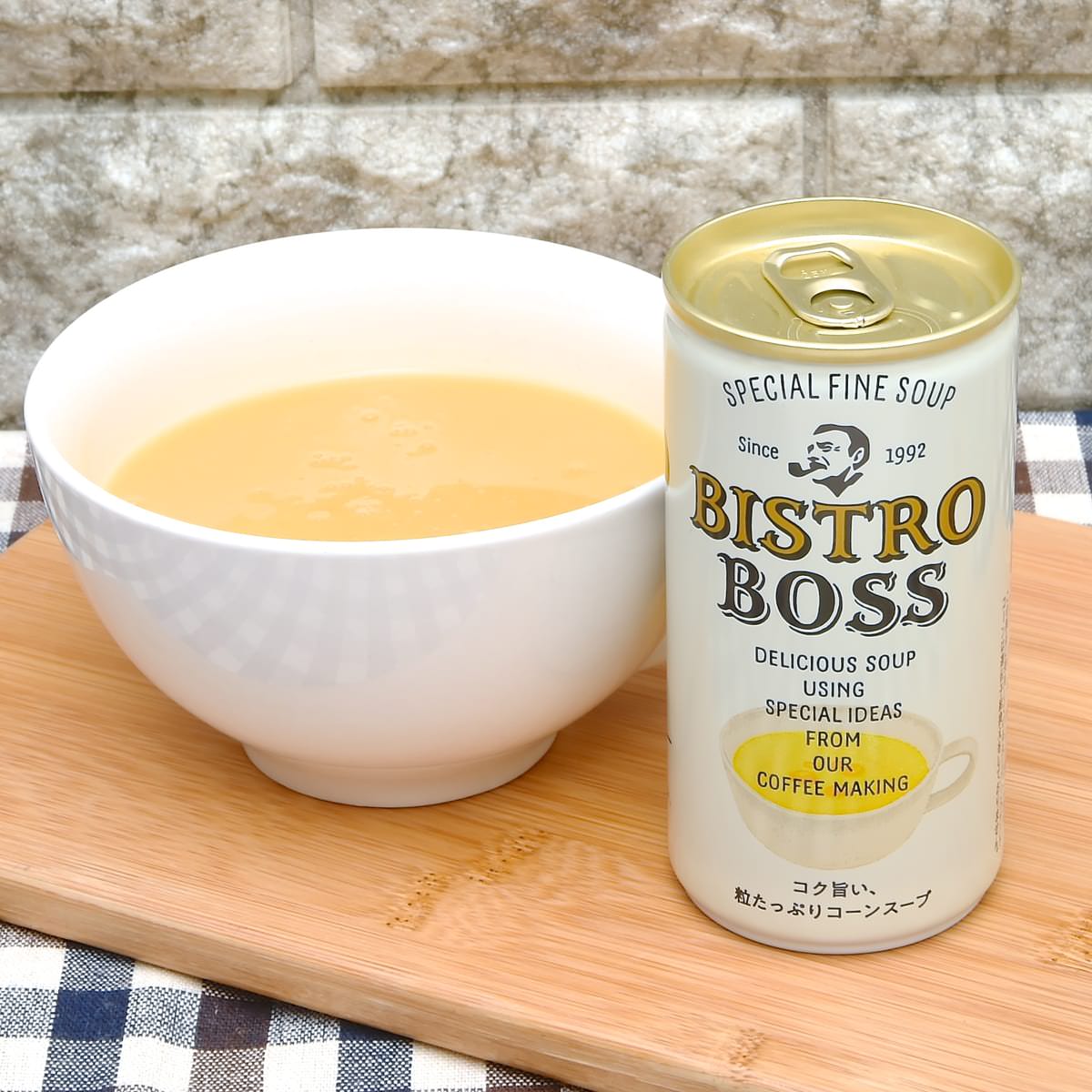 ビストロボス コク旨い、粒たっぷりコーンスープ