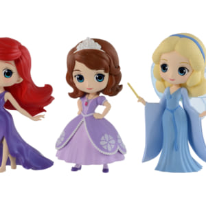 プチサイズのアリエル ソフィア ブルー フェアリー バンプレスト ディズニー Disney Characters Q Posket Petit Ariel Sofia Blue Fairy Dtimes