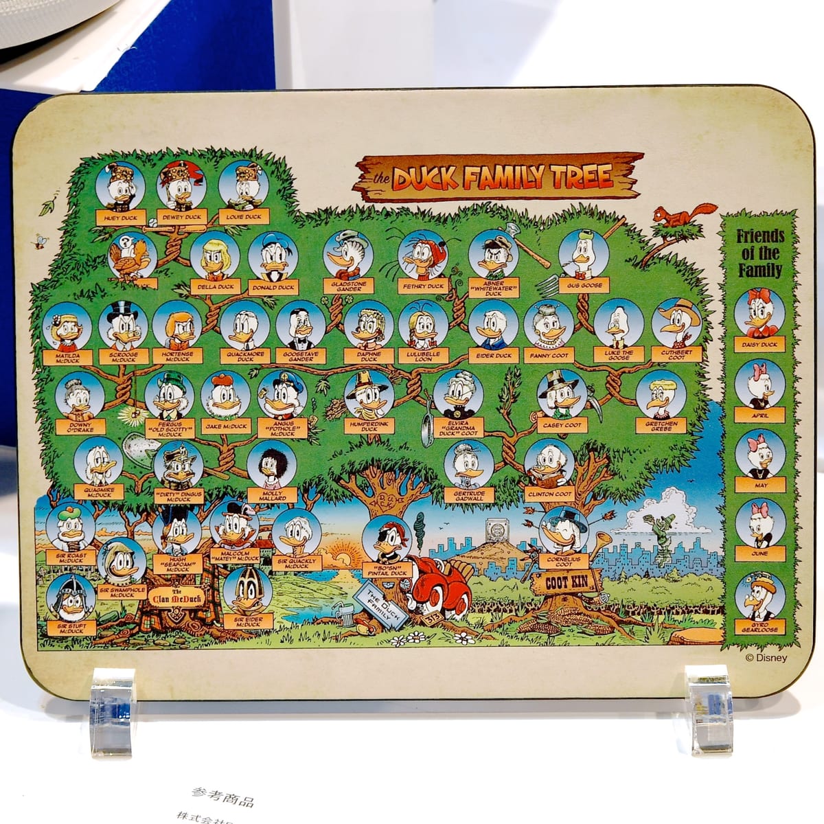 ドナルドたちダックファミリーの家系図デザインも Disney Expo Japan 19 ディズニーグッズ Dtimes