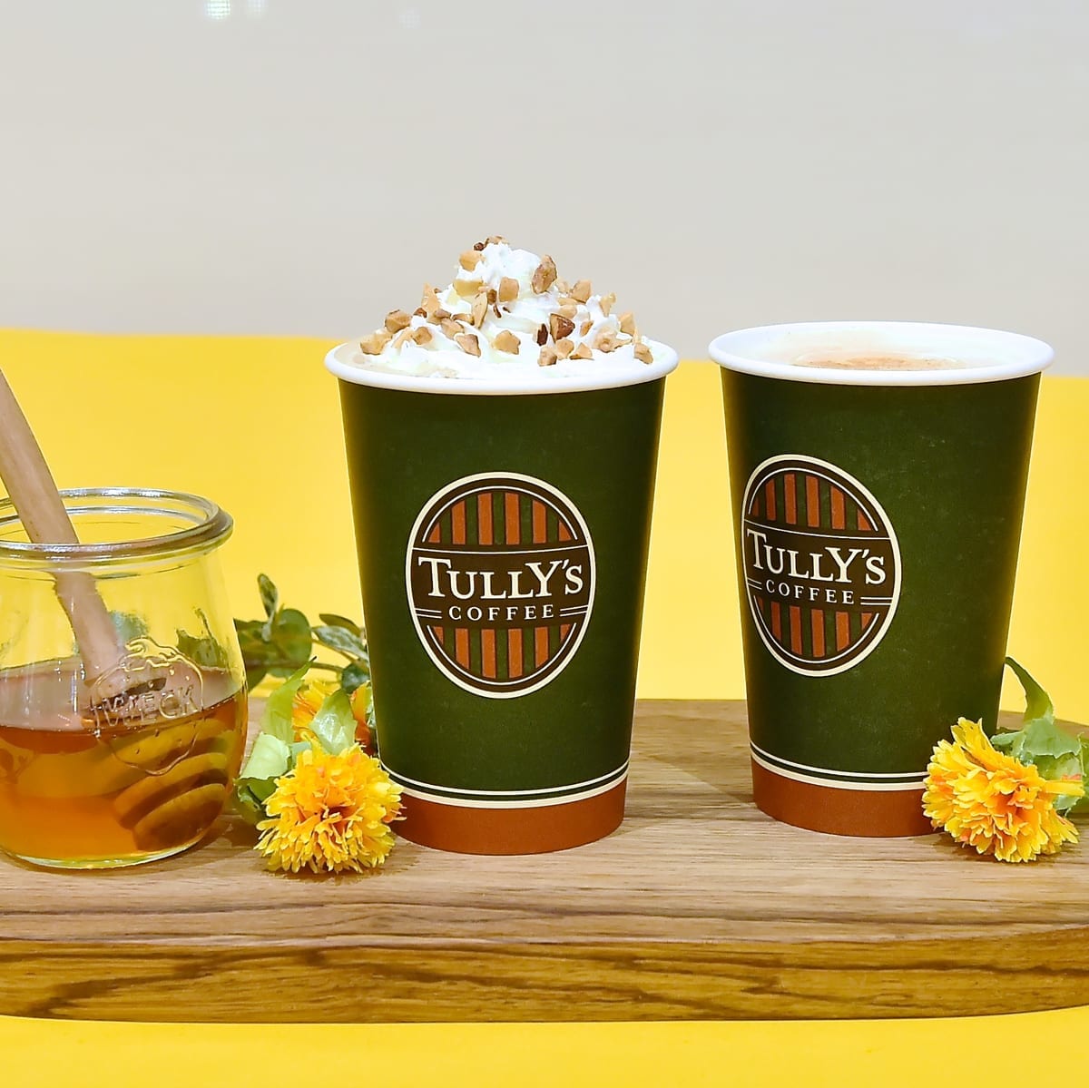 タリーズコーヒー「ミルキーハニーソイラテ／&TEA キャンブリックジンジャーロイヤルミルクティー」