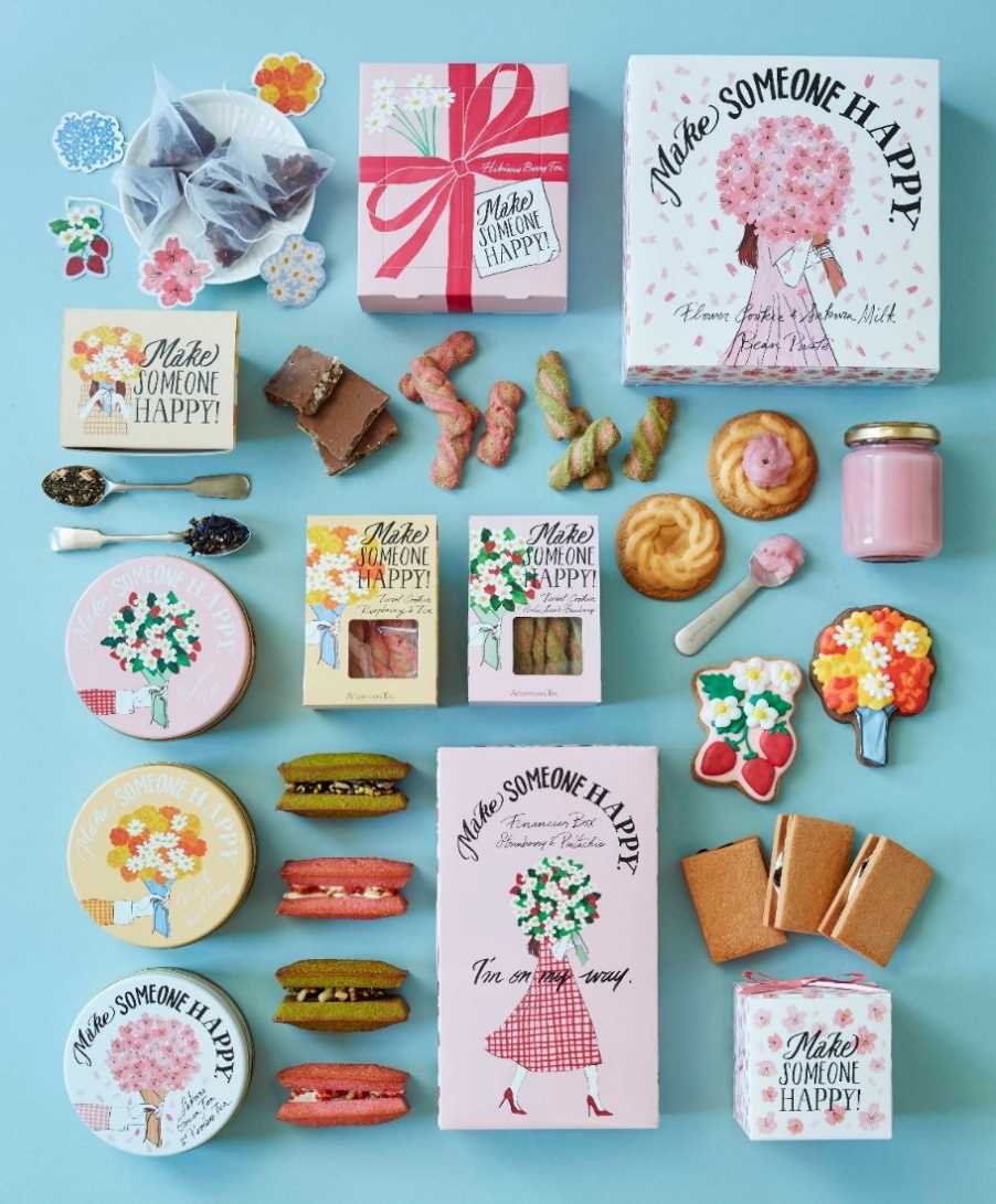 お花のブーケや桜のパッケージが可愛い アフタヌーンティー ティールーム 春限定 Sweets Tea Gift Dtimes