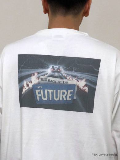 BACK TO THE FUTURE別注袖プリントTシャツ２