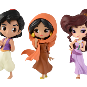 手のひらサイズのアラジン ジャスミン メグ バンプレスト ディズニー Disney Characters Q Posket Petit Aladdin Jasmine Megara Dtimes