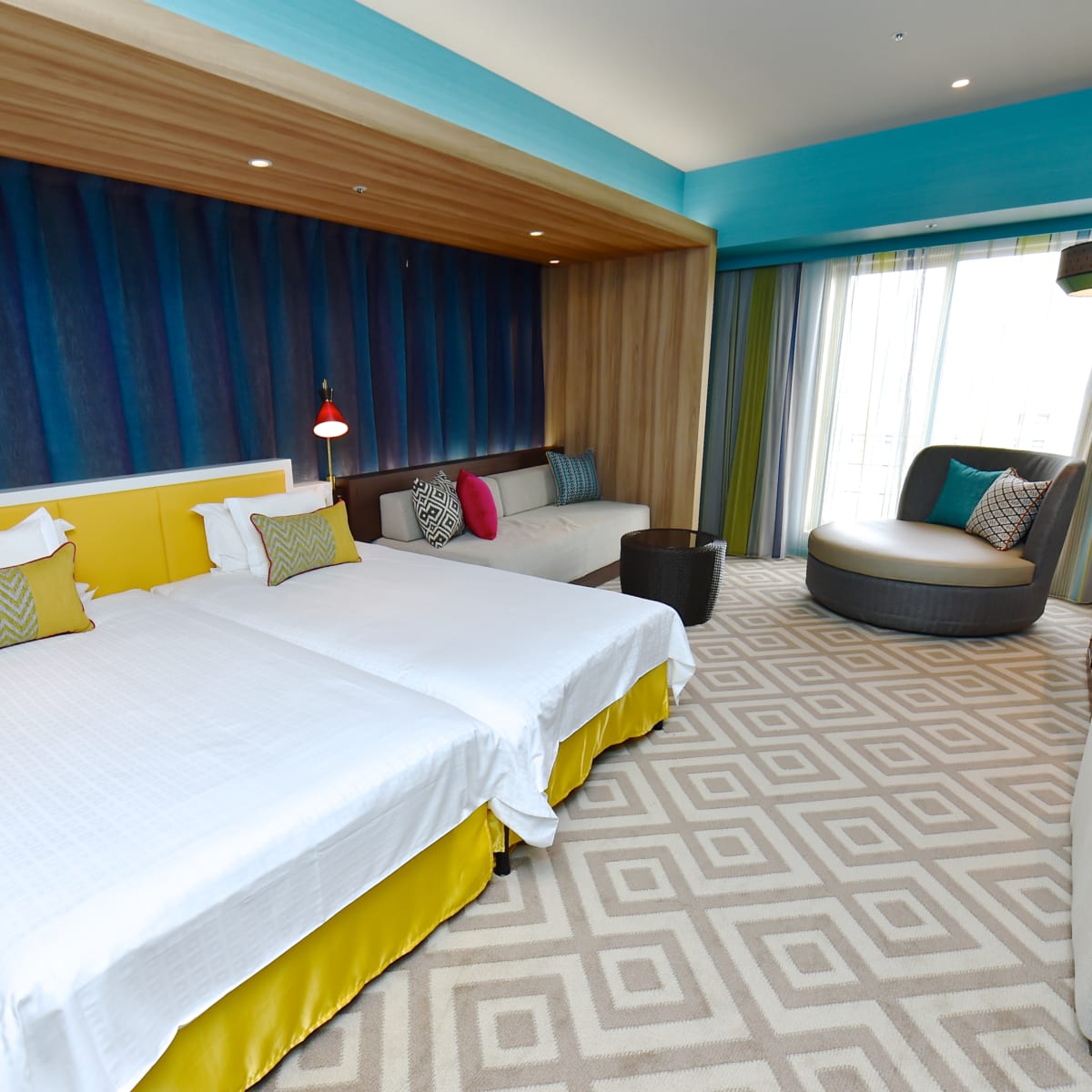 リゾート気分が楽しめる客室 ホテル ユニバーサル ポート カリブ海 イメージルーム Dtimes