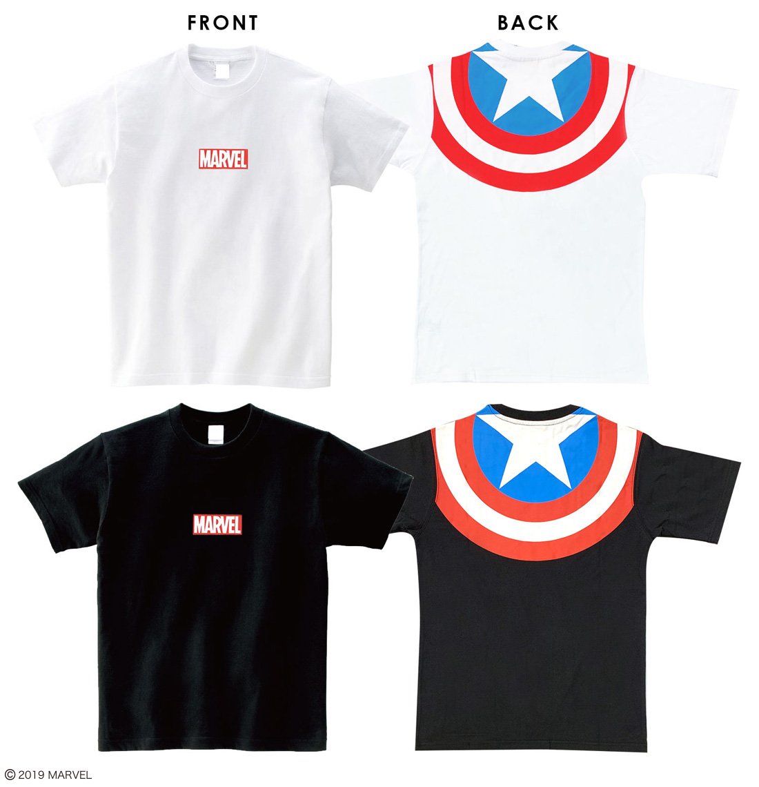 キャプテン・アメリカTシャツ