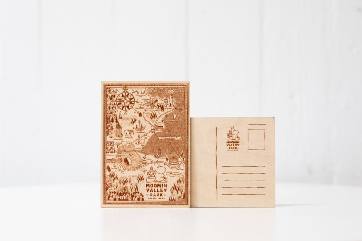 Moomin by Mozo ムーミン・バイ・モゾ「ムーミンバレーパーク限定コレクション」木製ポストカード