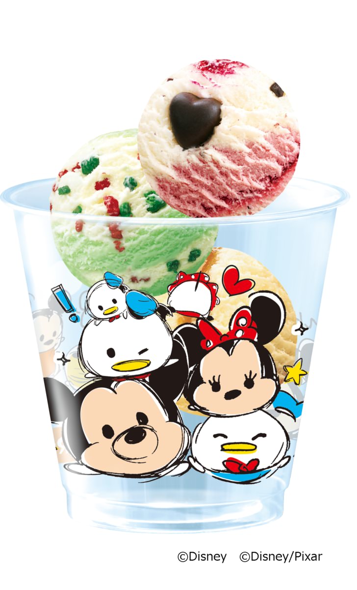 ミッキー フレン ズや マリー デザインのカップ付き サーティワン アイスクリーム Tsum Tsum トリプルポップ Dtimes