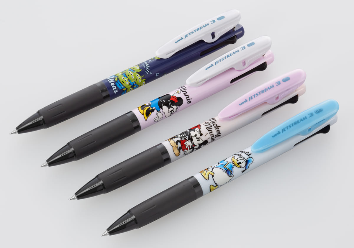 クリップ付きで便利な3色ボールペン！三菱鉛筆「ジェットストリーム ディズニー＆ディズニー／ピクサーシリーズ」 - Dtimes