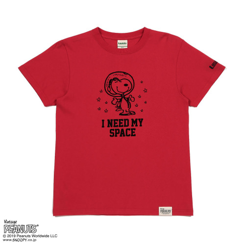 I NEED MY SPACE Tシャツ／SNOOPY×Laundry３