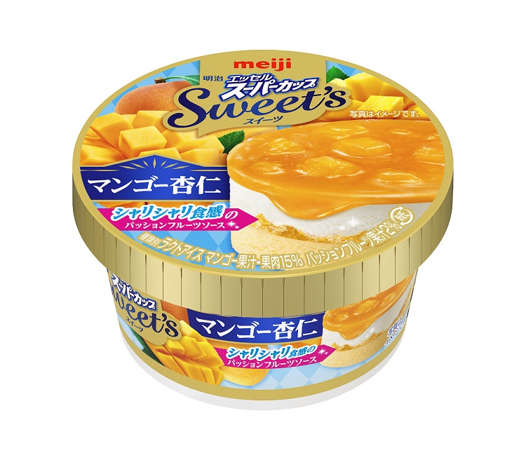 明治「エッセルスーパーカップ Sweet's マンゴー杏仁」アイキャッチ