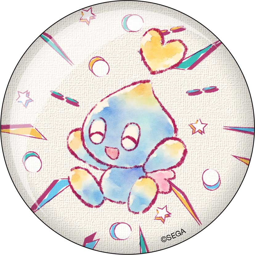 C缶バッジ2個セット ブレイズ チャオ ハート 2 Dtimes