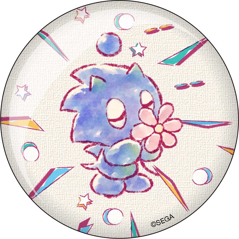 C缶バッジ2個セット テイルス ソニックチャオ 2 Dtimes