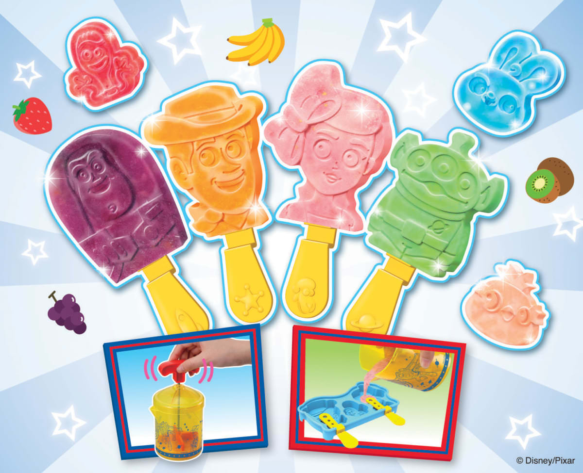 7種のキャラクターのアイスが作れる メガハウス ディズニー トイ ストーリー4 アイスキャンディーメーカー Dtimes