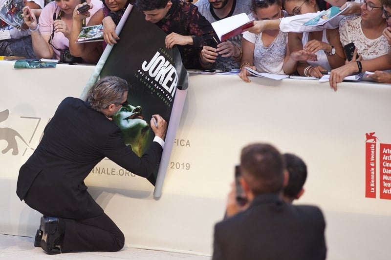 『ジョーカー』ヴェネツィア国際映画祭サイン