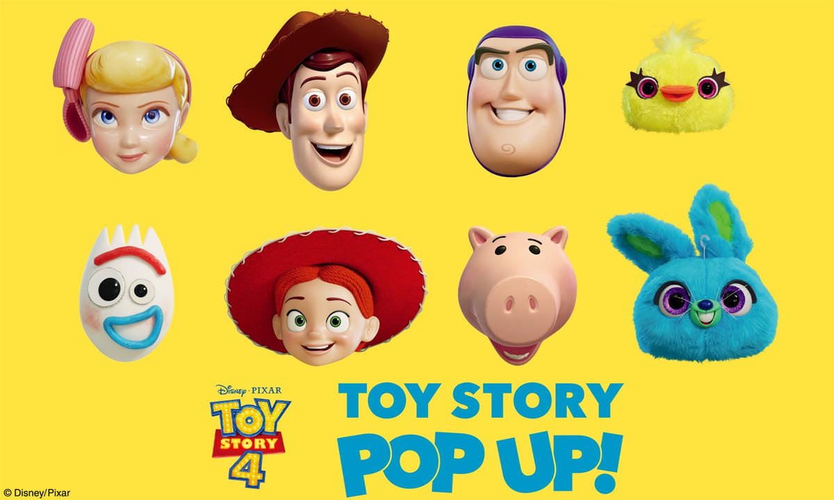 トイ ストーリー のキャラクターグッズがいっぱい あべのキューズモール Toy Story Pop Up Dtimes